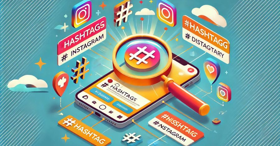 Usar hashtags para viralizar no Instagram